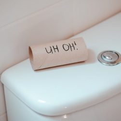 Uh oh! The panic buying is still unfortunately a thing here in the UK. A lack of certain foods and toilet roll is still prevalent.